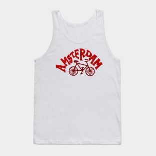 Amsterdam City Bike Logo Tank Top